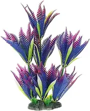 Artificial Aquarium Plant Decor Simulated Water Grass for Fish Tank Realistic Underwater Plant Adornment for Aquarium Decoration Leaf Plant