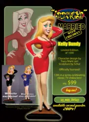 Electric Tiki ARCHIVE--KELLY BUNDY-RED DRESS maquette/statue -#1/1000! Last one!