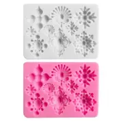 Shaped Flower Molds for Birthday Party Pan Muffin for Impression Mat