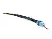 Sequin Snake Plush (Blue Camo)