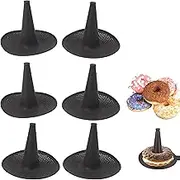 6 Pcs Bread & Donut Silicone Moulds,Donut Pans Set,Baking Cake Mould,Non-Stick Silicone Donut Pans,Pastry Molds for Baking Bagel,Doughnut,Cakes,Mousse Pudding