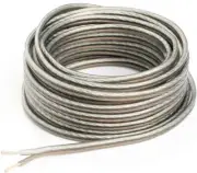 Patron 25 Ft 8 Gauge Subwoofer Speaker Wire Stranded Copper Mix Zip Hook Up Cabl