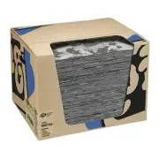 Pig Absorbent Pads Universal Sorbents 16x20 Gray 26 gal Spill Cleanup 100 Pack