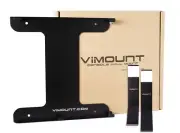 PlayStation 4 PS4 PRO +2pcs Controller TV Wall Mount Black Metal Holder -ViMount
