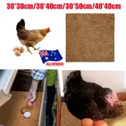 6Pcs Reusable Chicken Nesting Box Pads Hens Nest Bedding Mats Natural Coconut