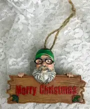 2013 Duck Dynasty Christmas Tree Ornament Uncle Si Mini Plaque Redneck Approved