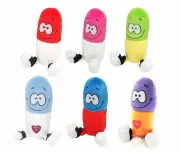 Just For Laughs Happy Pill Giggling Plush 6-Pack - Brand new Sealed - Free Ship.