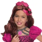 Briar Beauty Wig Ever After High Fancy Dress Halloween Child Costume Accessory