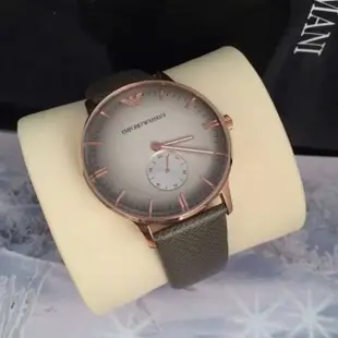 亞曼尼手錶男女情侶對錶簡約時尚皮帶女士腕錶石英錶AR1723