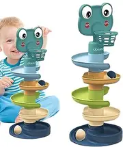 Ball Popper Toy - Interactive Ball Tower Toy Ball Drop and Roll Tower | Versatile Educational Development Toys Ball Ramp Toy for Kids Boys Girls