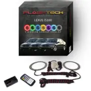 RGB Multi Color Bluetooth LED Halo Ring kit for 2001-2005 Lexus is300 Fog Lights (for: Lexus)