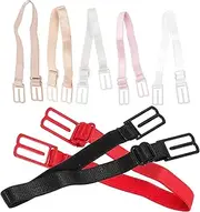 [WATIIFUFU] 7pcs Shoulder Strap Anti-slip Buckle Bra Strap Extensions Dress Strap Clips Sports Bra Clips Bra Extender Belts Extension Bra Strap Dress Shoulder Straps Stick Bras for Women, As Shown