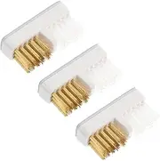 MOTHNUR 3pcs Manicure Tools Nail Art Brush Set Wire Cleaning Brush for Nail Tech