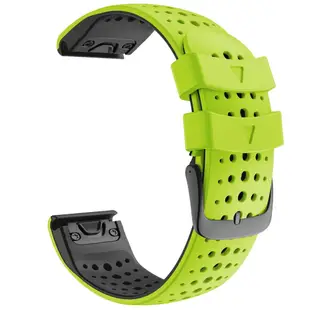 Garmin Watch lnstinct Approach S62 S60 錶帶 22mm 雙色 柔軟矽膠 運動 腕帶