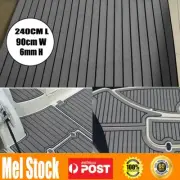 240cmx90cm Marine Flooring Faux Teak EVA Foam Boat Yacht Decking Sheet DarkGREY