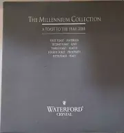 2 Waterford Crystal Millenium Collection "Prosperity" Toasting Flutes 4th Toast
