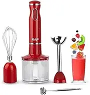 Hand Blender Electric With Egg Whisk and Chopper,Electric Hand Blender with Milk Frother, Juicer, and Meat Grinder