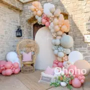 Reveal Baptism Balloon Garland Arch Kit Pastel Grey Baby Shower Gender Wedding