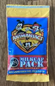 WPF - POG *NEW* Animaniacs, Milkcap Booster Pack 1995