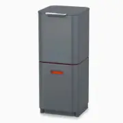 Joseph Joseph Totem Compact Waste Separation Bin 40L - Graphite 30065
