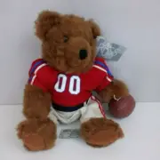 New Vintage Russ Berrie Olde Time Sports Li'l Touchdown Bear 7.5" Plush