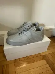 Common Projects Bball Low Men's Leather Sneaker Grey EU40 New with Box MSRP $500