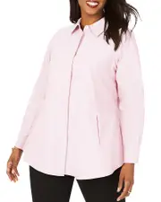 Foxcroft Plus Cici Non Iron Tunic Top
