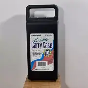 Vintage Radio Shack 10 Cassette Carry Case Cat. No. 44-1205 Holds 10 Tapes NOS