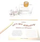 Glass Reed Diffuser Kit Gold Cashmere & Vanilla Scent Makesy