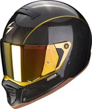 Scorpion EXO-HX1 Carbon SE, full face helmet , color: Black/Gold , size: S