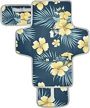 Reusable Changing Table mat with Tissue Pocket Baby Portable Changing pad Lightweight & Foldable Changing Station