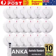 Wireless Interconnected Photoelectric Smoke Alarm Detector Sets Lithium Battery