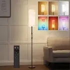 RGB Corner Floor Lamp - 67” Modern Tall Standing LED Light with Remote Tou