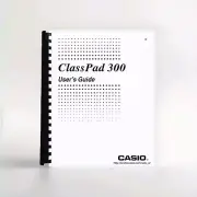 Casio Calculator ClassPad FX CP-300 User's Guide Manual
