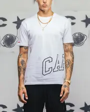 [CARRE] Carré Men's Enorme Classique Short Sleeve T-shirt White - Size 2XL 2XL White