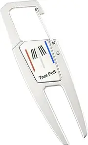 Divot Tool and Ballmer Car - Portable Golf Pitch to Put Green Quark Golf Training Aid | Green Tool Accessories for Golfers, silver, 説明を参照してください, See Description