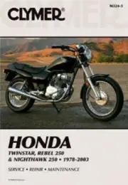 Honda Rebel 250 Twinstar Nighthawk 250 1978-2003 Clymer Repair Manual : M324-...