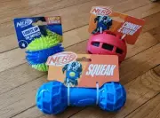 Nerf Dog Toy Assortment Variety All NEW Squeak and Light Up Durable