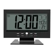 Digital Alarm Clock, Large Screen Modern LCD LED Backlight Snooze Sleep Timer...
