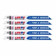 LENOX 200mm 10/14 TPI General Purpose Bi-Metal Reciprocating Saw Blades - 5 Piece 20577850R