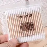 100/500/1000/2000 Count Cotton Swabs - Bamboo Sticks Cotton Swabs for Ears - Dou