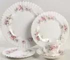 Royal Albert China LAVENDER ROSE Five Piece Place Setting - Discontinued!