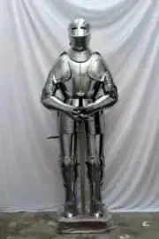Medieval Knight Suit Of Armor Crusader Combat Full Body Wearable Armour