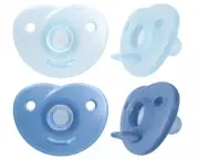 Avent: Soothie Pacifier - Blue & Green 2 Pack (0-6m)