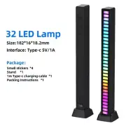 NEW Sound Control CAR DESKTOP RGB Voice-Activated Pickup Rhythm Light
