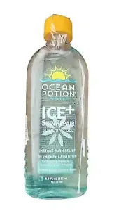 NEW Ocean Potion Suncare ICE + Skin Repair Sun Gel Instant Sunburn Relief 8.5oz