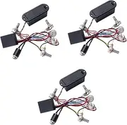 Gatuida 3pcs Band Equalizer Eq Preamp Circuit for Active Bass Guitar Tone Control Wiring Volume Balance Model Your Bass Sound