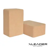 在飛比找蝦皮商城優惠-【Leader X】環保軟木高密度抗壓瑜珈磚 單入| 加厚加