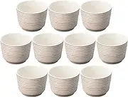 Set of 10 Mino Genji Soba Chiyohisa [3.3 x 2.4 inches (8.4 x 6.2 cm), 6.9 fl oz (175 cc)] | Soba Bookuchi