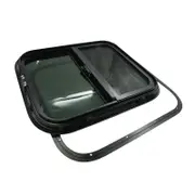Caravan Sliding Window 600x500mm Fit For UTE Canopies RV Caravans Motor Homes Horse Floats 30-90mm Caravan Wall Thickness